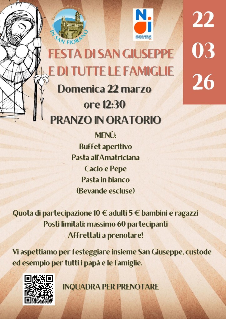 Festa di San Giuseppe e di tutte le&nbsp;famiglie